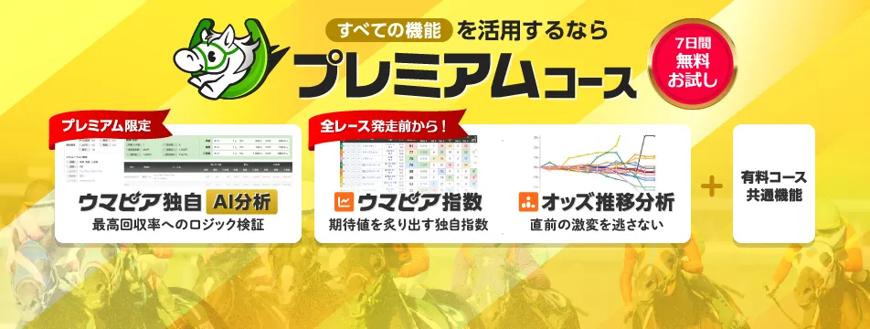 すべての機能を活用するならプレミアムコース【7日間無料お試し】